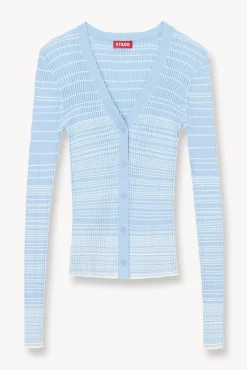 CLOTHING STAUD - CARGO SWEATER FRENCH BLUE WHITE