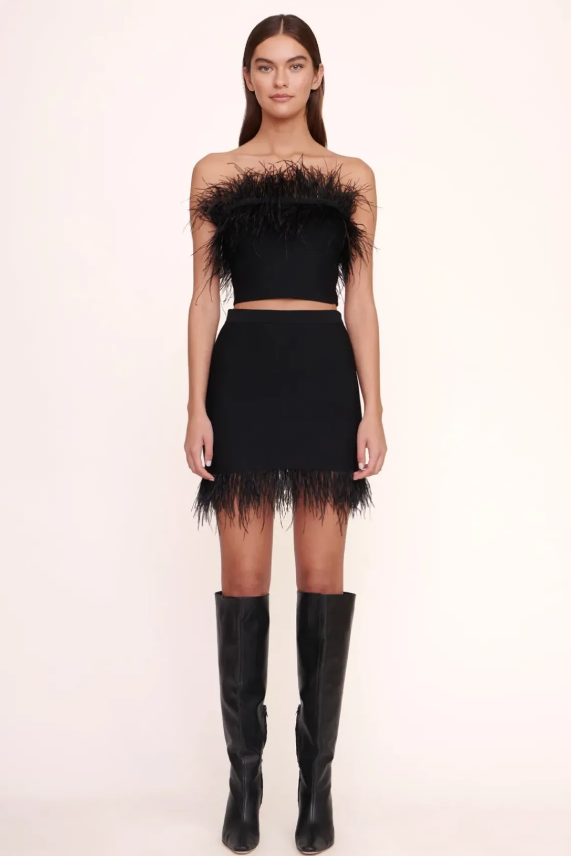 CLOTHING STAUD - CHAYA SKIRT BLACK