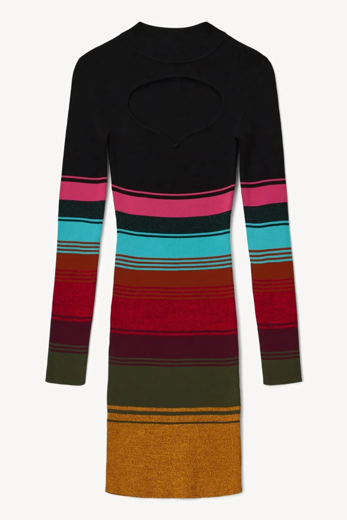 CLOTHING STAUD - CLARA DRESS MOSAIC STRIPE