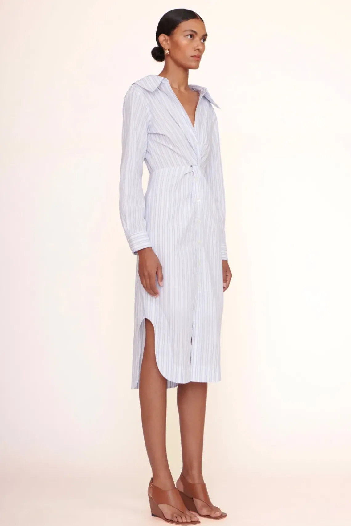 CLOTHING STAUD - CLEA DRESS MIST STRIPE