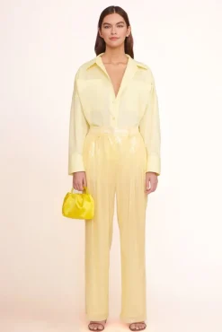 HANDBAGS STAUD - CORY BAG SATIN CITRON