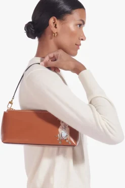 PET STAUD Pet Handbags- CUSTOM KAIA SHOULDER BAG TAN