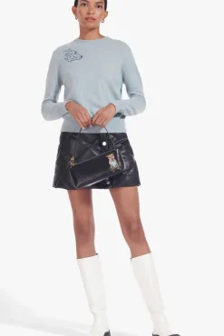 PET STAUD Pet Handbags- CUSTOM KAIA SHOULDER BAG BLACK