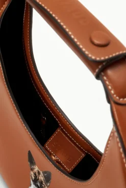 PET STAUD Pet Handbags- CUSTOM MOON BAG TAN