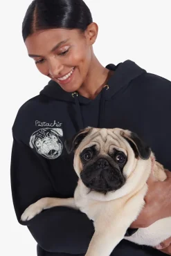 PET STAUD Pet Sweats & Knits- CUSTOM x C.BONZ HOODED SWEATSHIRT BLACK