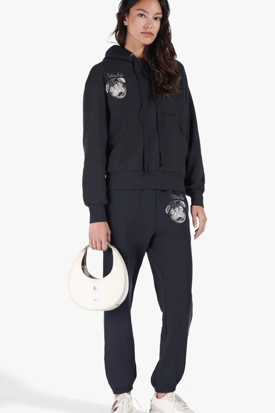 PET STAUD Pet Sweats & Knits- CUSTOM x C.BONZ HOODED SWEATSHIRT BLACK