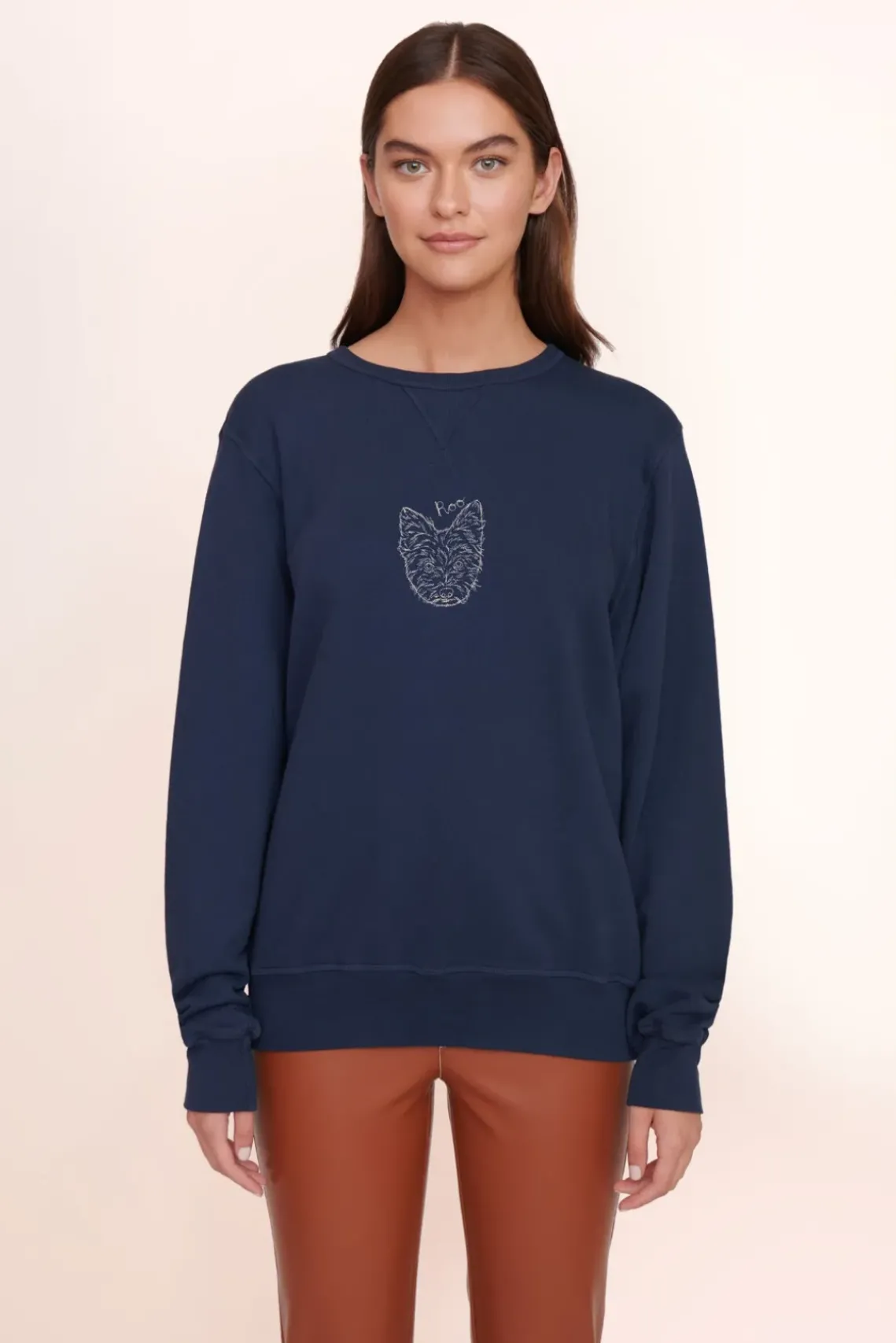 PET STAUD Pet Sweats & Knits- CUSTOM SWEATSHIRT NAVY