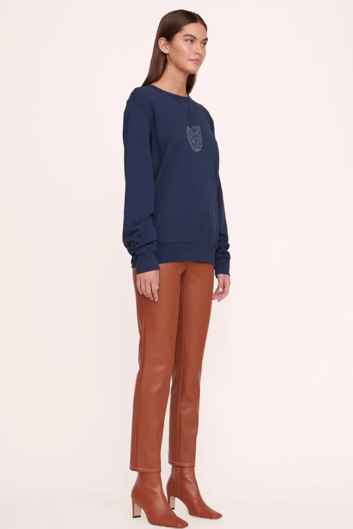 PET STAUD Pet Sweats & Knits- CUSTOM SWEATSHIRT NAVY