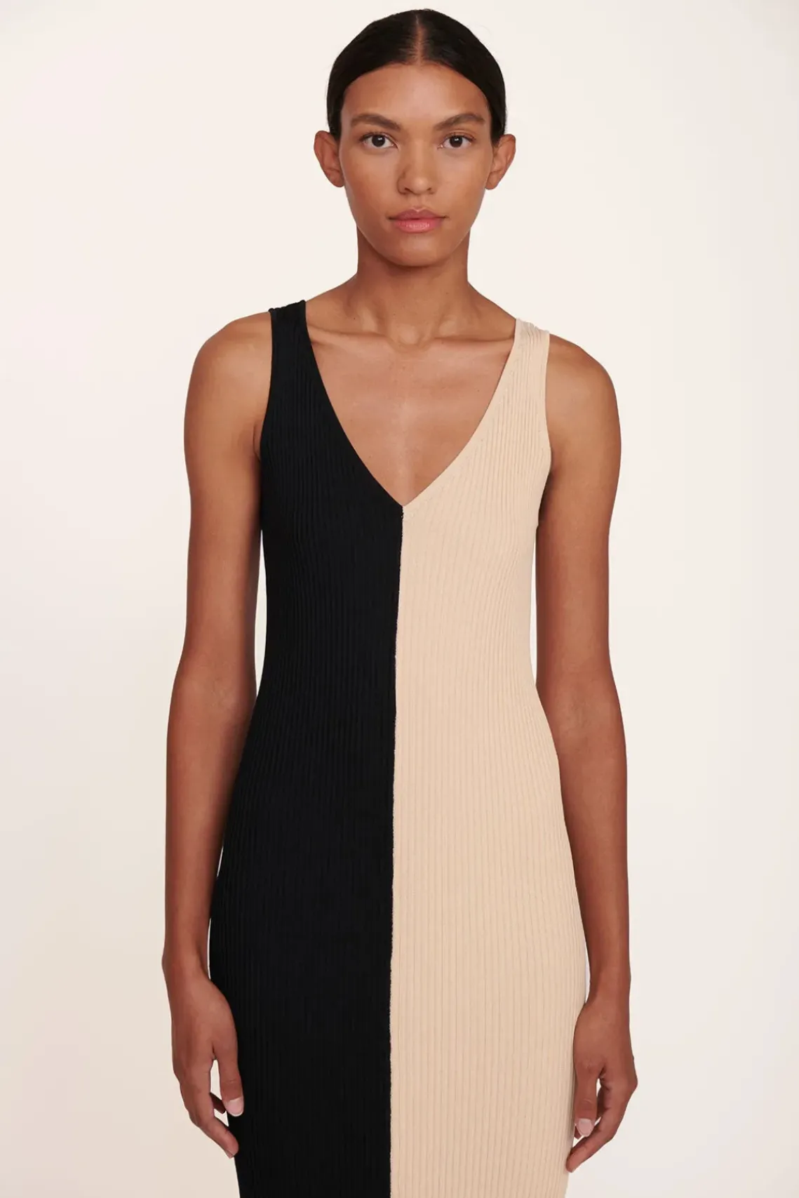 CLOTHING STAUD - DANA DRESS BUFF BLACK