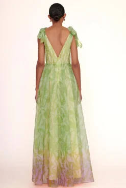 CLOTHING STAUD - DANDELION DRESS LIME/MAGENTA WILDFLOWERS LIME MAGENTA WILDFLOWERS