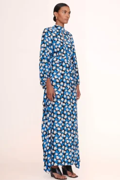 CLOTHING STAUD - DANICA DRESS WHITE ACID FLORAL