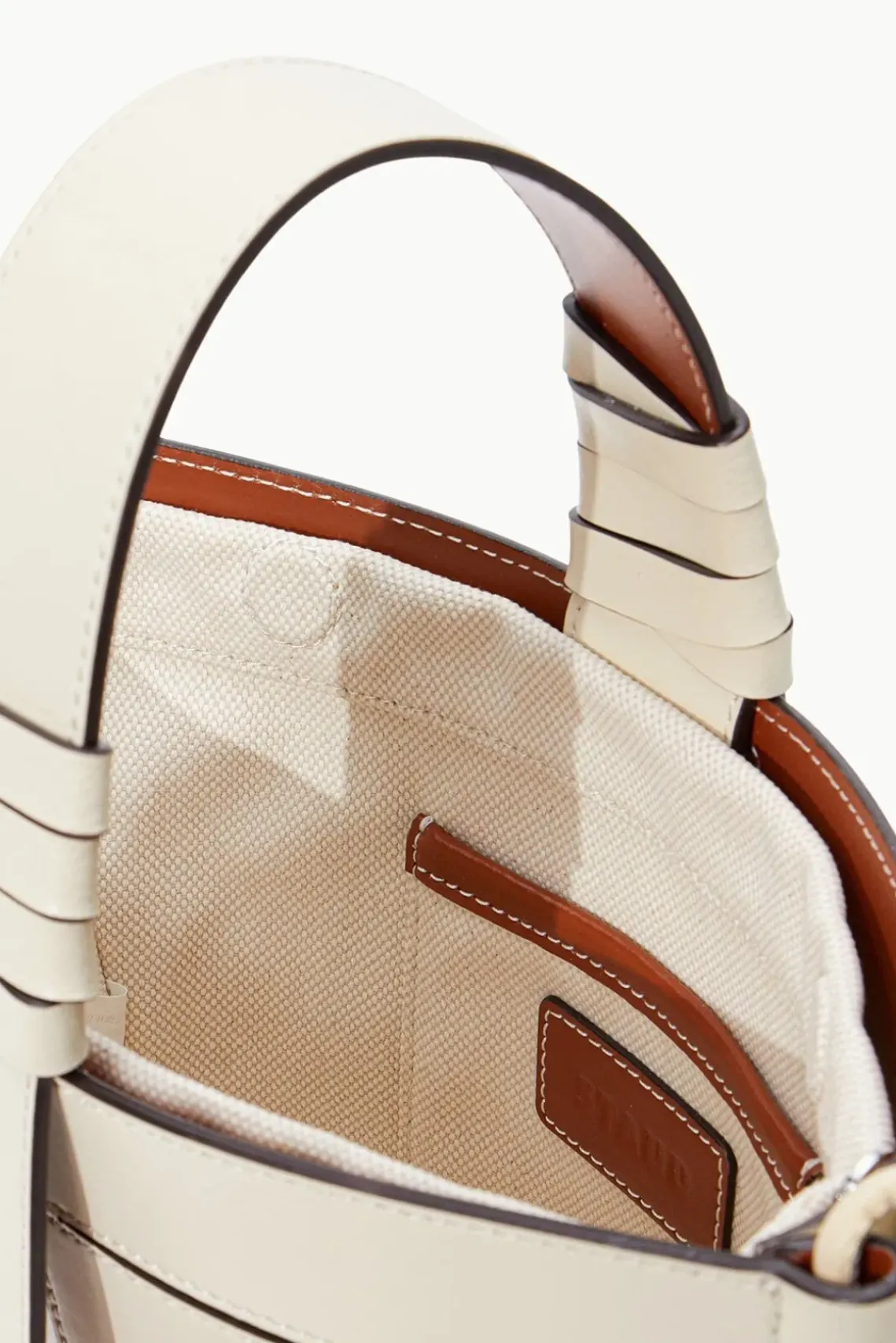 HANDBAGS STAUD - DIAMOND MINI TOTE CREAM