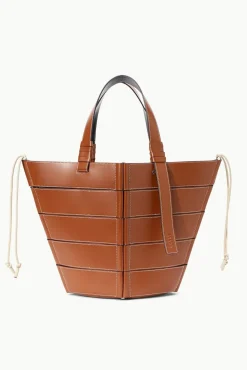 HANDBAGS STAUD - DIAMOND TOTE TAN CREAM