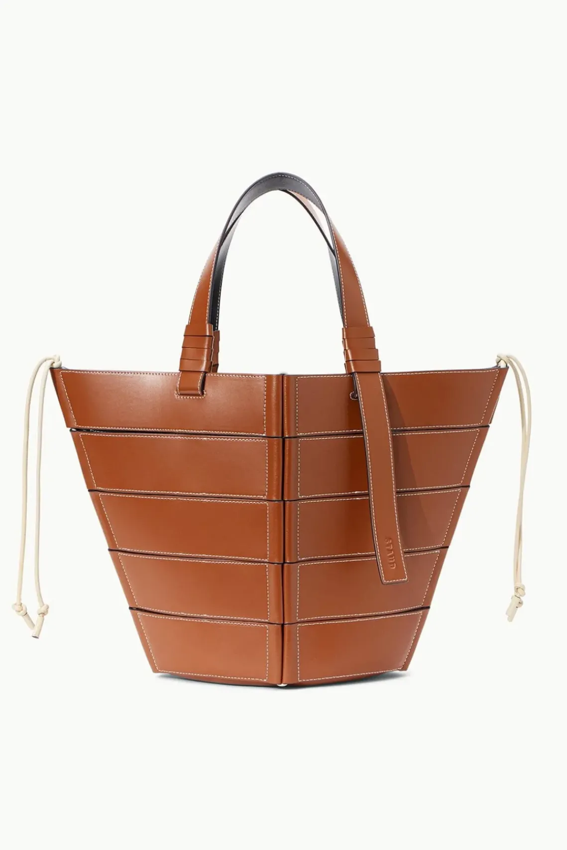 HANDBAGS STAUD - DIAMOND TOTE TAN CREAM