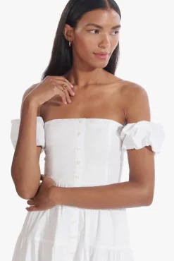 CLOTHING STAUD - ELIO DRESS WHITE
