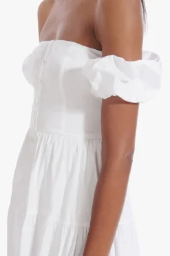 CLOTHING STAUD - ELIO DRESS WHITE