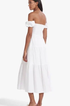 CLOTHING STAUD - ELIO DRESS WHITE