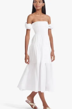 CLOTHING STAUD - ELIO DRESS WHITE