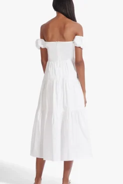 CLOTHING STAUD - ELIO DRESS WHITE