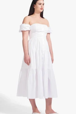 CLOTHING STAUD - ELIO DRESS WHITE