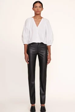 CLOTHING STAUD - ELLIOT PANT VEGAN LEATHER BLACK