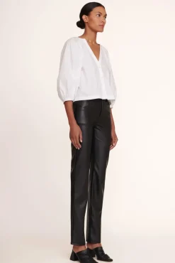 CLOTHING STAUD - ELLIOT PANT VEGAN LEATHER BLACK