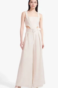 CLOTHING STAUD - ERIS PANT NATURAL WHITE