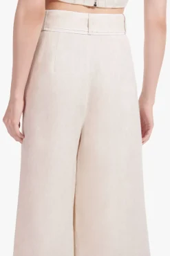 CLOTHING STAUD - ERIS PANT NATURAL WHITE