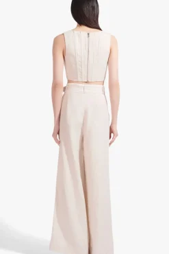 CLOTHING STAUD - ERIS PANT NATURAL WHITE