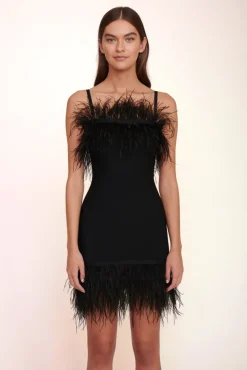 CLOTHING STAUD - ETTA DRESS BLACK