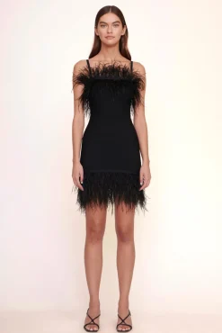 CLOTHING STAUD - ETTA DRESS BLACK