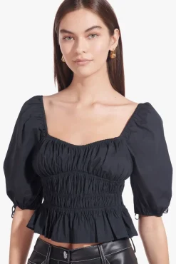 CLOTHING STAUD - FAYE TOP BLACK