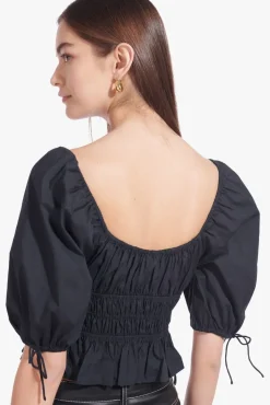 CLOTHING STAUD - FAYE TOP BLACK