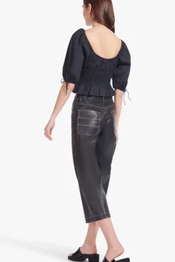 CLOTHING STAUD - FAYE TOP BLACK