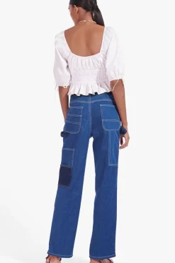 CLOTHING STAUD - FAYE TOP WHITE