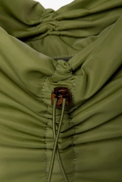 HANDBAGS STAUD - FELIX NYLON TOTE OLIVE