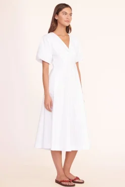 CLOTHING STAUD - FINLEY DRESS WHITE