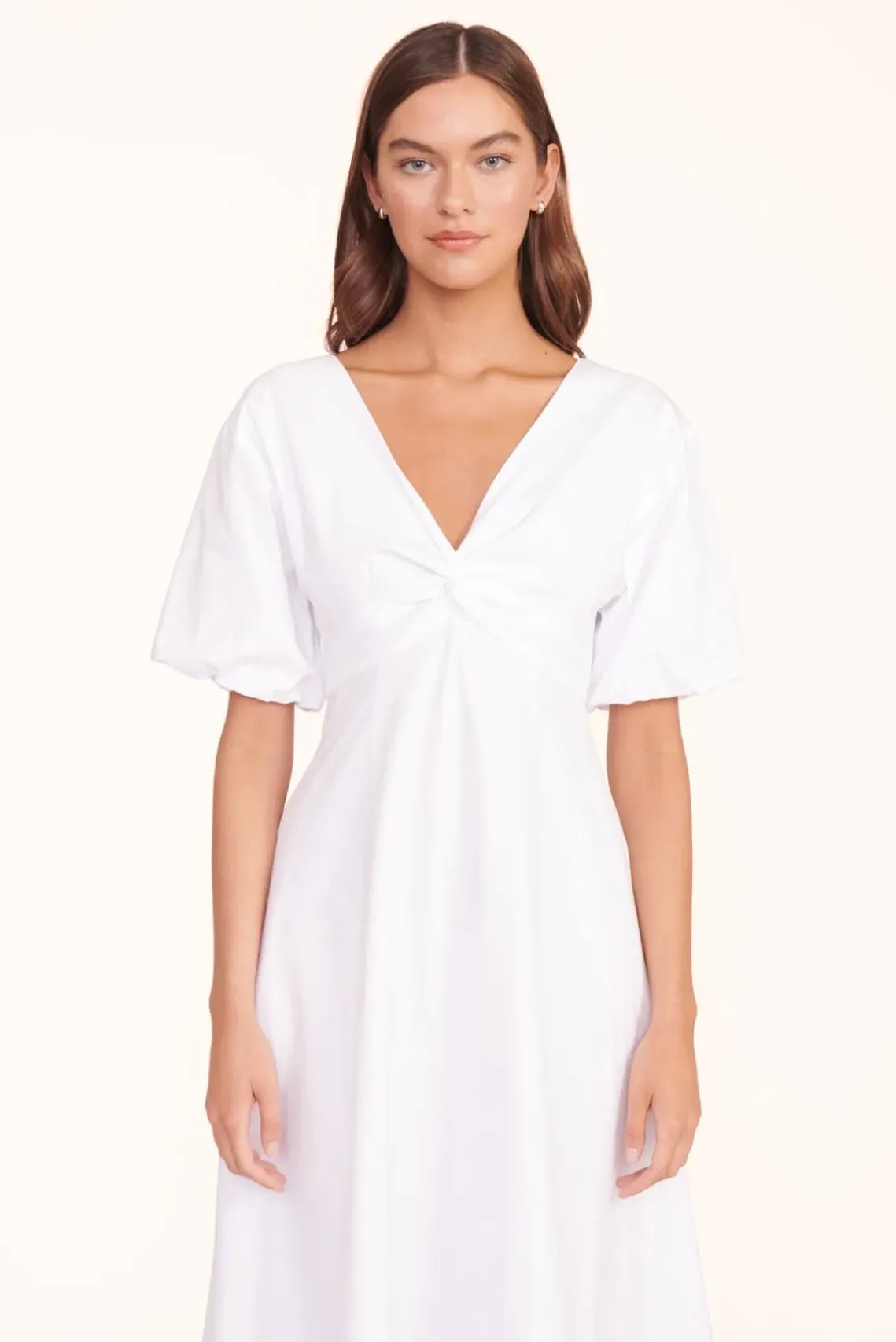 CLOTHING STAUD - FINLEY DRESS WHITE