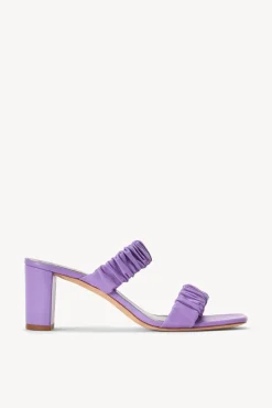 SHOES STAUD - FRANKIE RUCHED SANDAL LILAC