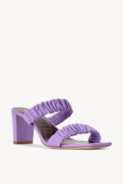 SHOES STAUD - FRANKIE RUCHED SANDAL LILAC