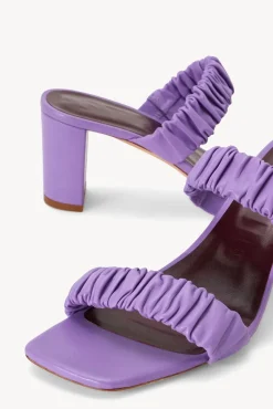 SHOES STAUD - FRANKIE RUCHED SANDAL LILAC