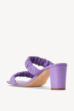 SHOES STAUD - FRANKIE RUCHED SANDAL LILAC