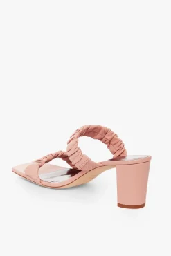 SHOES STAUD - FRANKIE RUCHED SANDAL DARK BLUSH
