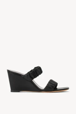 SHOES STAUD - FRANKIE WEDGE BLACK