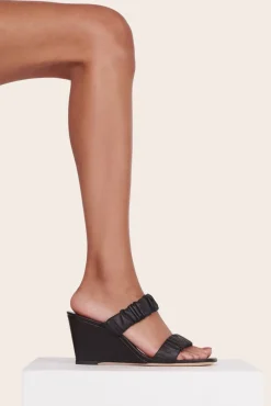 SHOES STAUD - FRANKIE WEDGE BLACK