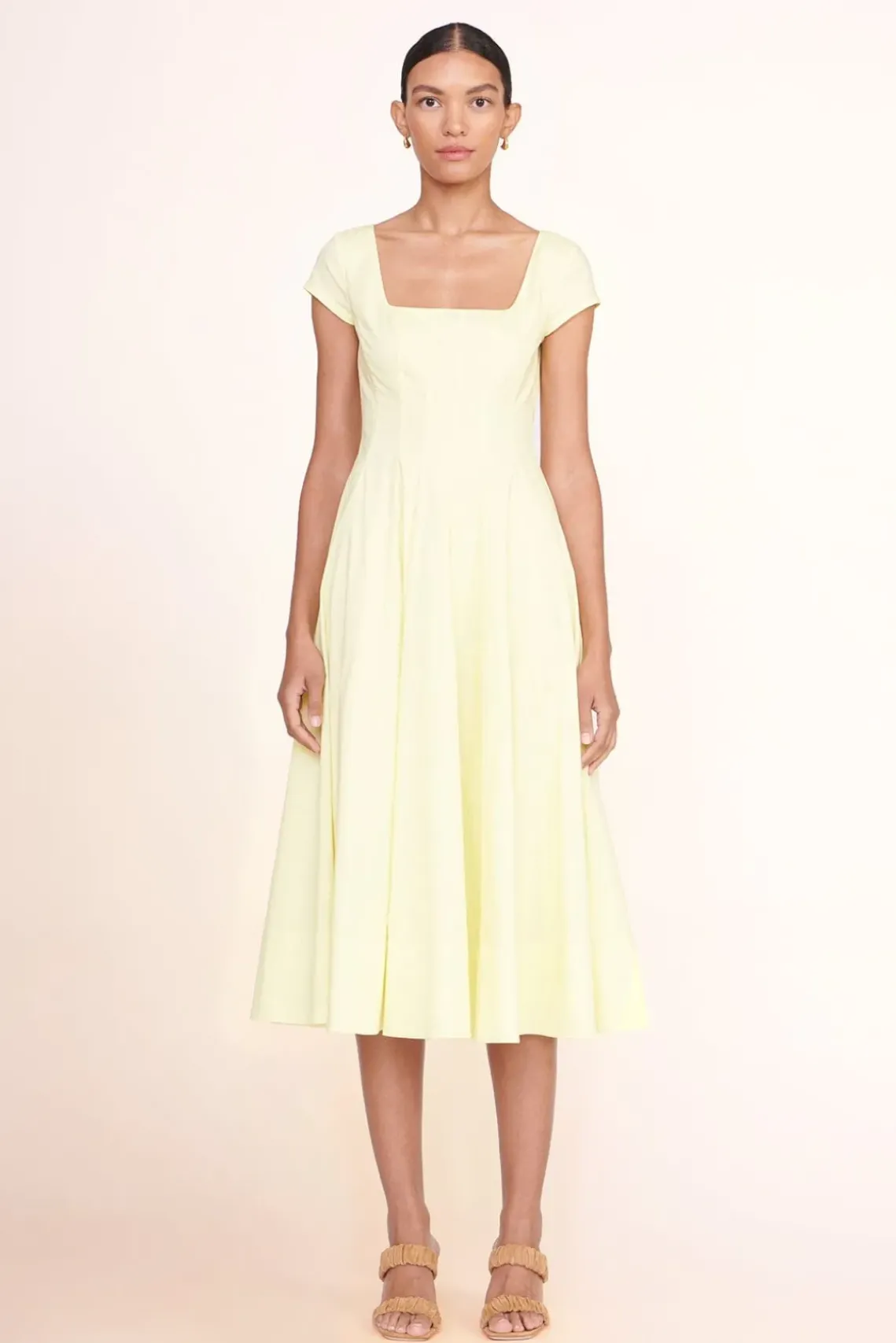 SHOES STAUD - FRANKIE WEDGE CASHEW SUEDE NATURAL RAFFIA CASHEW NATURAL