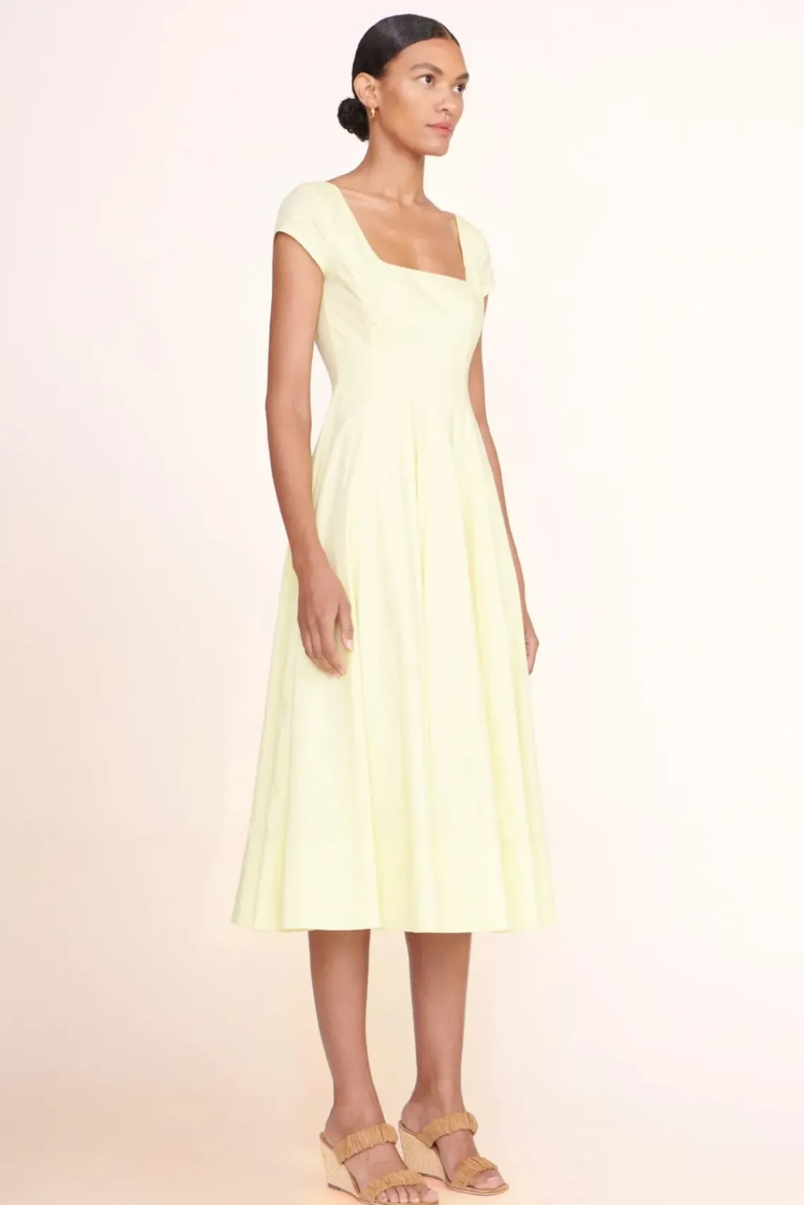 SHOES STAUD - FRANKIE WEDGE CASHEW SUEDE NATURAL RAFFIA CASHEW NATURAL