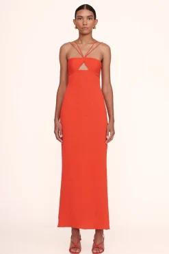 CLOTHING STAUD - GIANNA DRESS PAPAYA