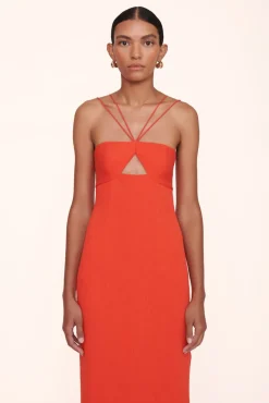 CLOTHING STAUD - GIANNA DRESS PAPAYA