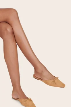 SHOES STAUD - GINA MULE CASHEW CASHEW SUEDE